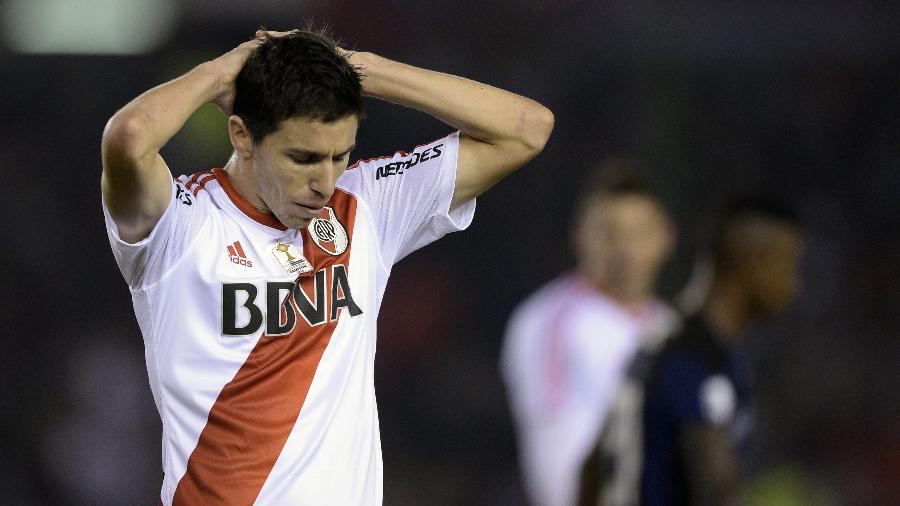 Nacho Fernández deve permanecer no River Plate e frustra investida do Inter no mercado da bola - AFP PHOTO / JUAN MABROMATA