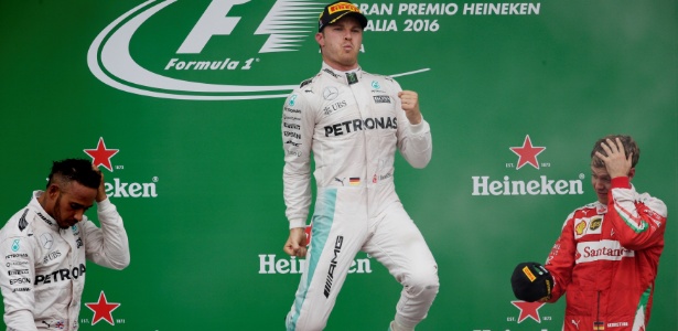 Rosberg superou Hamilton na largada. Vettel terminou em 3º em Monza - REUTERS