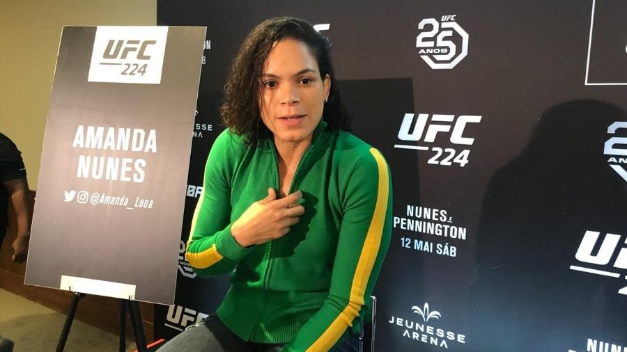 Amanda Nunes defenderá cinturão contra Raquel Pennington no UFC 224 - Bruno Braz/UOL