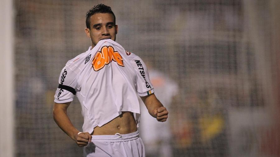 Maikon Leite, na época em que jogava no Santos - Ricardo Nogueira/Folhapress