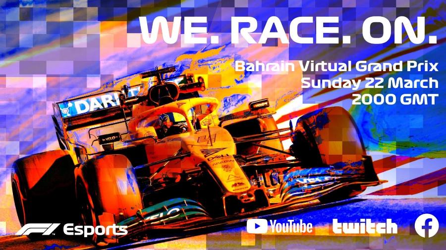 F-1 anuncia corrida virtual para substituir GP do Bahrein - Reprodução