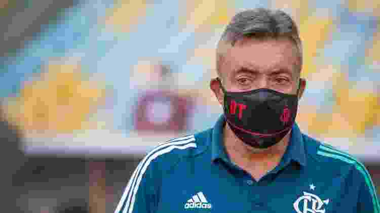 Domènec Torrent, técnico do Flamengo, no jogo contra o Fortaleza - Alexandre Vidal / Flamengo - Alexandre Vidal / Flamengo