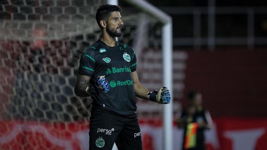Marcelo Carné, goleiro do Juventude, enfrenta o Inter na semifinal do Gauchão - Fernando Alves/Juventude