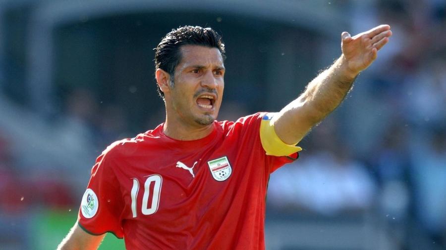 Ali Daei disputou duas Copas do Mundo pela seleção do Irã - Getty Images