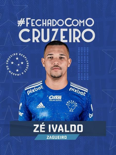 Zé Ivaldo foi contratado pelo Cruzeiro na semana passada e vai estrear diante do Remo - Divulgação/Cruzeiro 