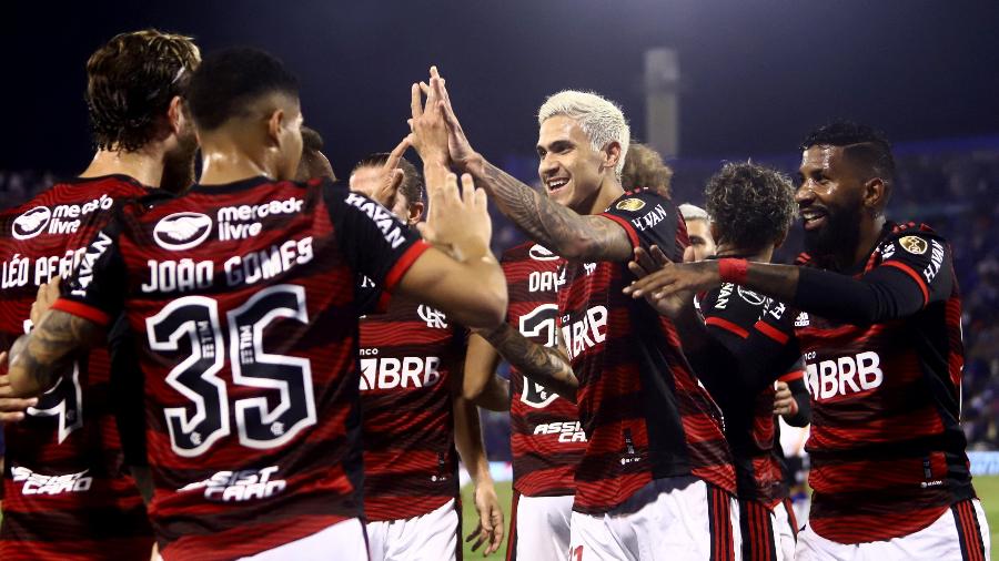 Quem fez os gols do Flamengo no jogo da Libertadores?