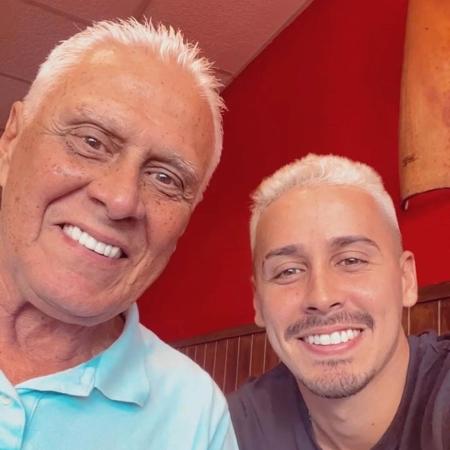 Roberto Dinamite e Rodrigo Dinamite, pai e filho - Reprodução/Instagram