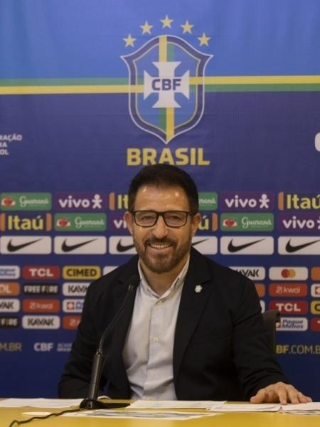 Ramon Menezes, técnico do Brasil sub-20, convocará a seleção principal. - Thais Magalhães/CBF