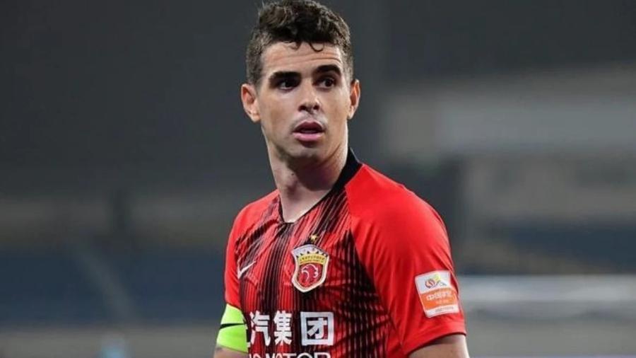 Oscar, de 33 anos, defende o Shanghai Port desde 2017