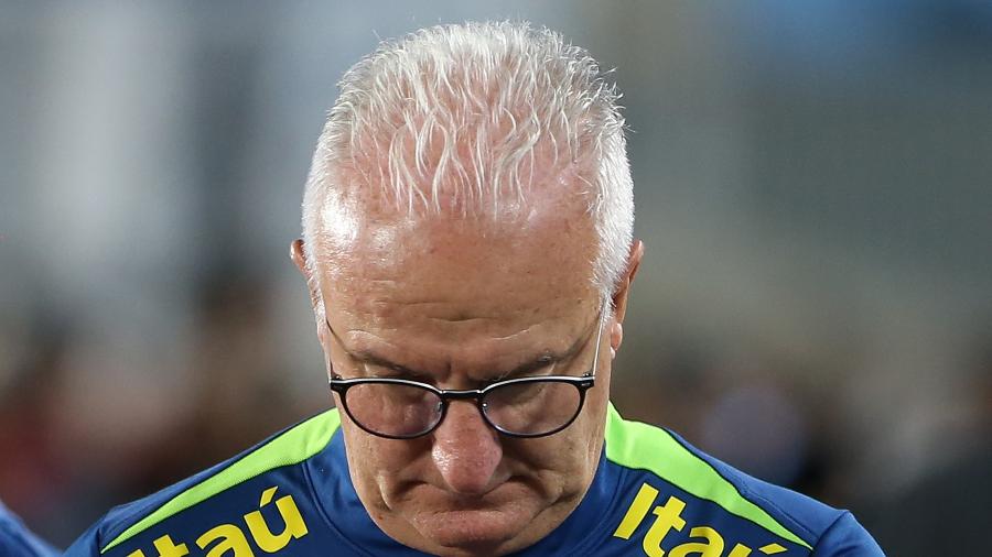 Dorival Junior, técnico do Brasil, durante jogo contra a Argentina pelas Eliminatórias Dorival Junior, técnico do Brasil, durante jogo contra a Argentina pelas Eliminatórias