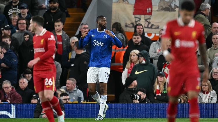 Beto, do Everton, foi um dos destaques no 1º tempo da partida contra o Liverpool Beto, do Everton, foi um dos destaques no 1º tempo da partida contra o Liverpool