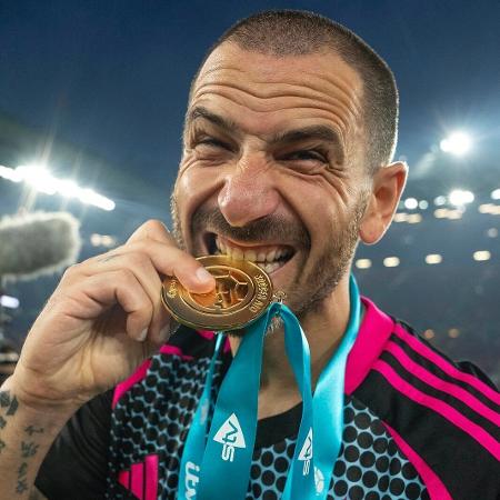 Leonardo Bonucci, ex-zagueiro da Itália e da Juventus, após o Soccer Aid - Reprodução/Instagram