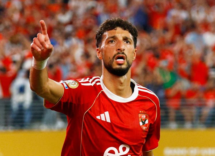 Abou Ali comemora gol marcado pelo Al Ahly contra o Porto no Mundial Abou Ali comemora gol marcado pelo Al Ahly contra o Porto no Mundial