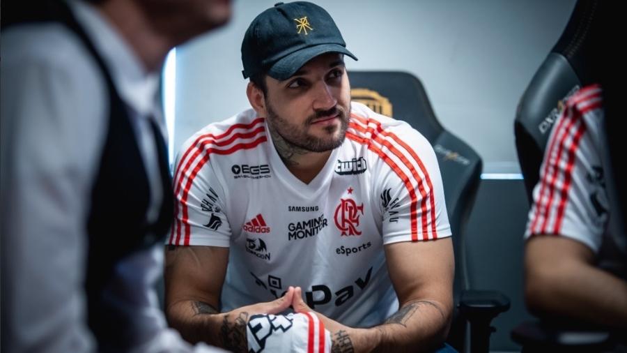 Felipe Gonçalves, o "brTT", um dos jogadores de League of Legends do Flamengo - Reprodução Twitter