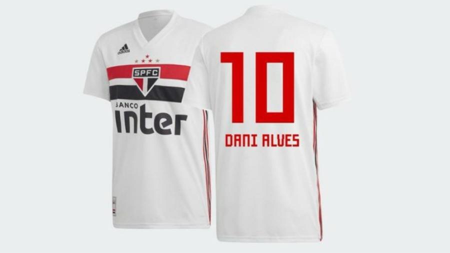 São Paulo anuncia Daniel Alves como novo camisa 10 - São Paulo FC/Divulgação