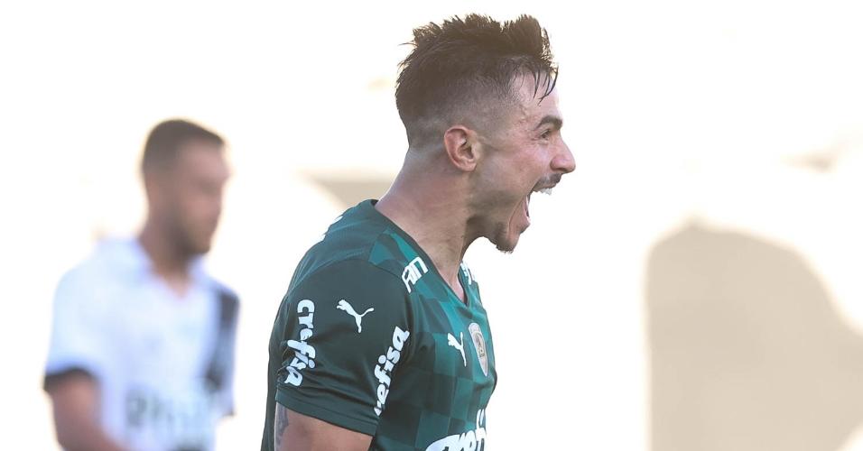 Willian fez o segundo gol do Palmeiras contra a Ponte Preta