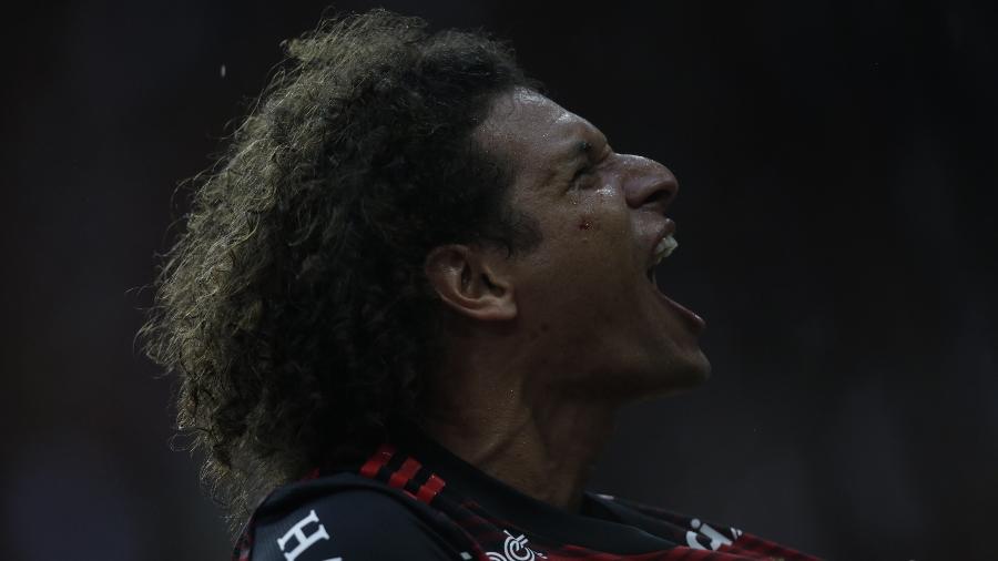 Willian Arão comemora seu gol na vitória do Flamengo sobre o Vasco; Volante na mira do Fenerbahçe -  Gilvan de Souza/Flamengo