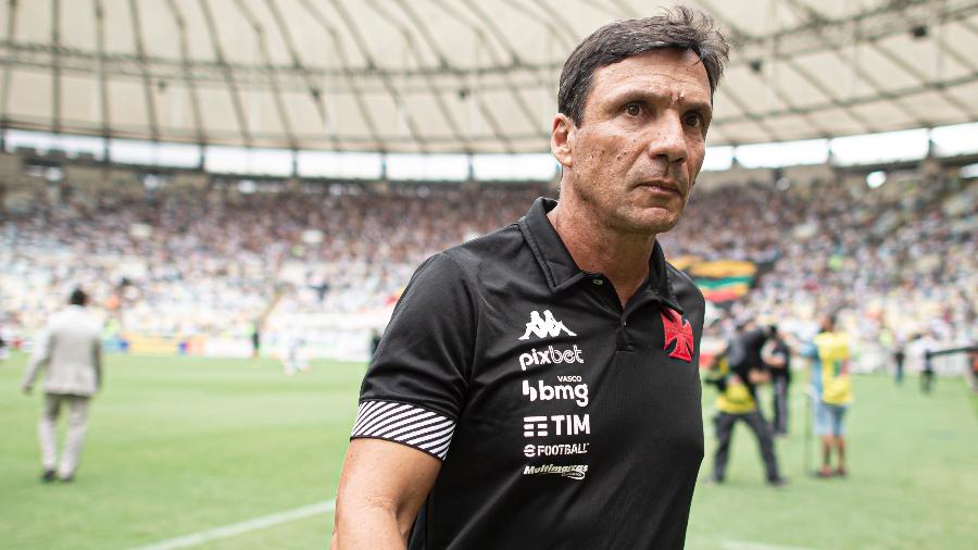 Zé Ricardo comandou o Vasco em 25 jogos, com 12 vitórias, oito empates e cinco derrotas nesta segunda passagem - Jorge Rodrigues/AGIF