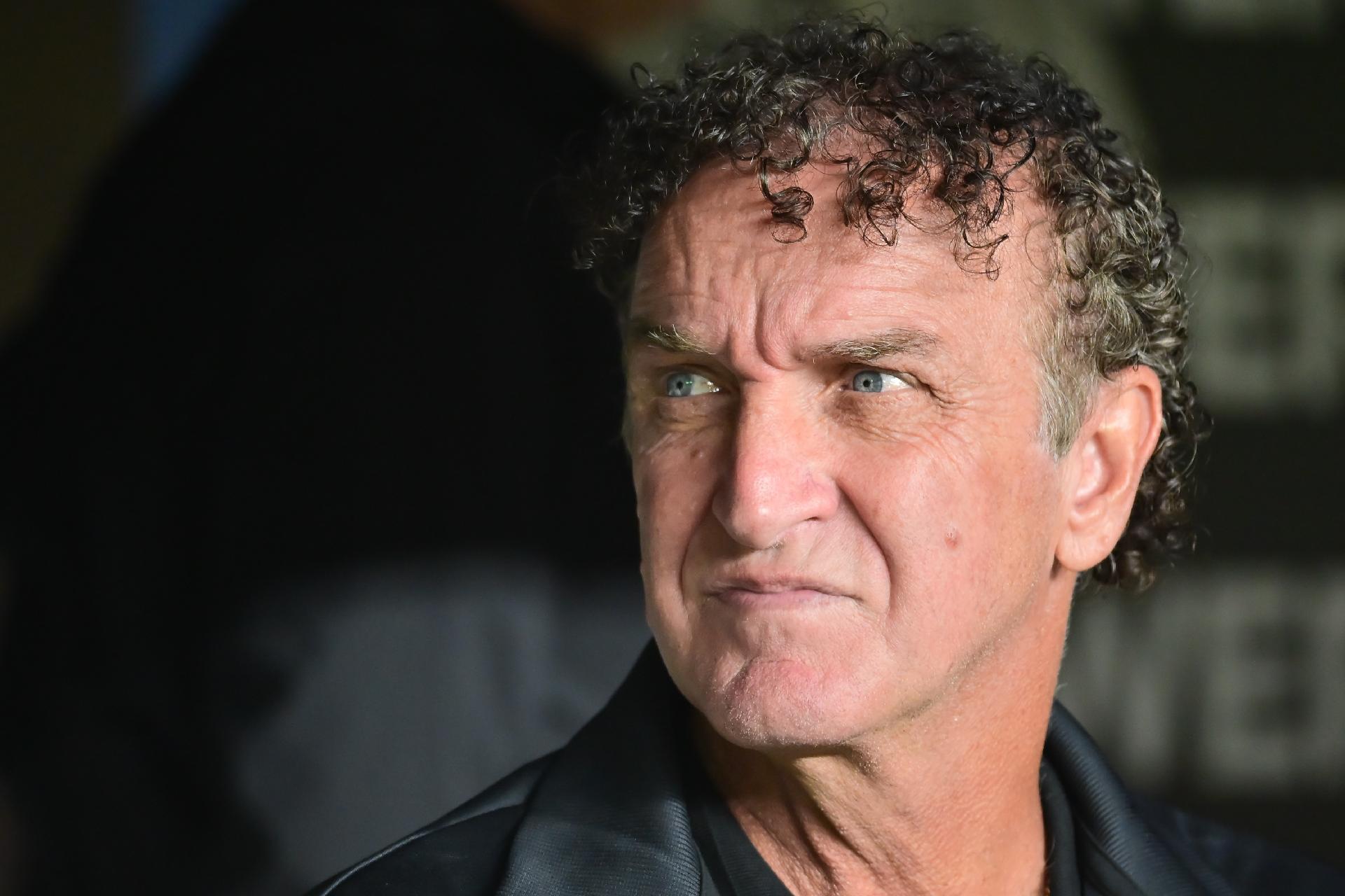 O treinador Cuca, do Santos, durante empate com o Deportivo Recoleta, pela Sul-Americana - undefined