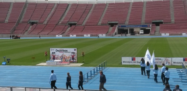Estádio Nacional recebeu evento de atletismo na véspera do jogo do Brasil - Danilo Lavieri/UOL Esporte