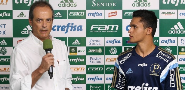 Genaro Marino apresentou Erik em 2016. Com Nobre, o vice era mais presente no dia a dia do clube - Cesar Greco/Ag. Palmeiras/Divulgação