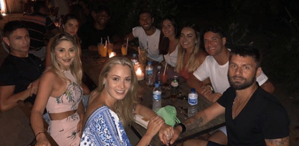 Digão, Rafael Marques, Thiago Neves e Sóbis se reúnem também fora dos gramados - Reprodução Instagram