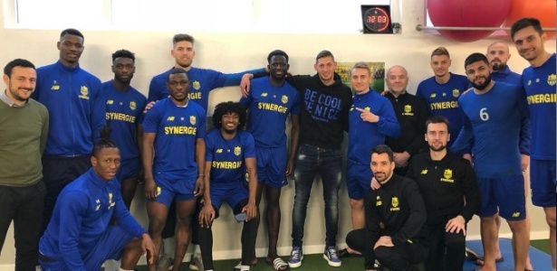 Sala posta foto da despedida dos companheiros de Nantes - Reprodução Instagram - Reprodução Instagram