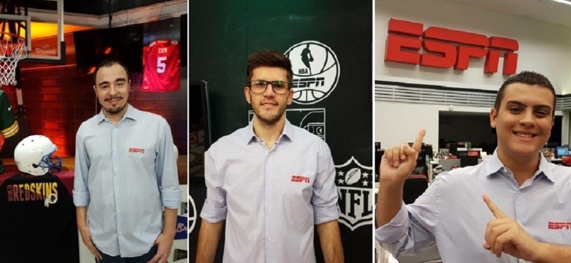 Novos contratados da ESPN - Divulgação/ESPN