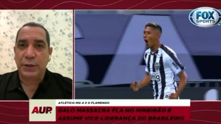 Zinho critica Filipe Luís após derrota do Fla para o Galo - Reprodução/Fox Sports