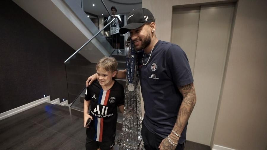 Neymar falou sobre sua relação com o filho, Davi Lucca, de 10 anos - Divulgação/NR Sports