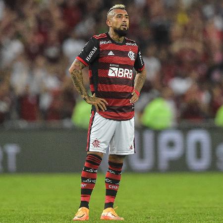 Vidal em ação pelo Flamengo - Thiago Ribeiro/AGIF
