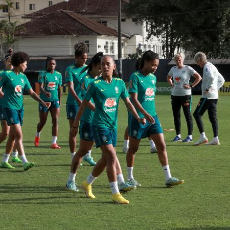 Seleção Brasileira treina no CT Rei Pelé, em Santos - Divulgação CBF