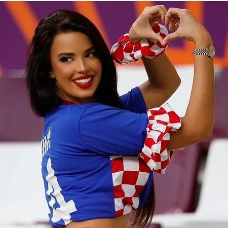 Ivana Knoll, modelo croata que viralizou durante a Copa do Mundo 2022