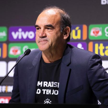 Ricardo Gomes durante a convocação da seleção brasileira neste domingo (28) - Thaís Magalhães/CBF