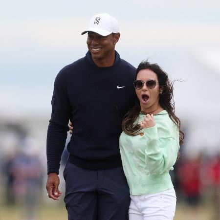 Tiger Woods com sua ex-namorada, Erica Herman