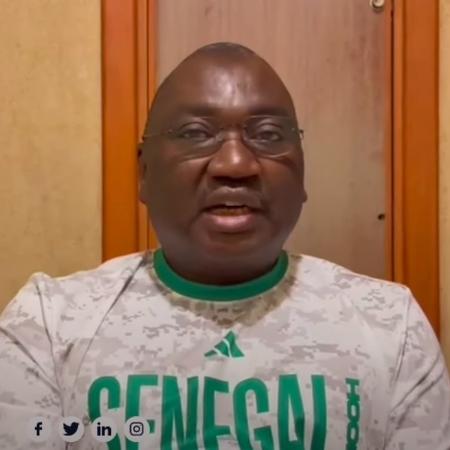 Babacar Ndiaye, presidente da Federação Senegalesa de Basquete, em entrevista à IGFM Babacar Ndiaye, presidente da Federação Senegalesa de Basquete, em entrevista à IGFM