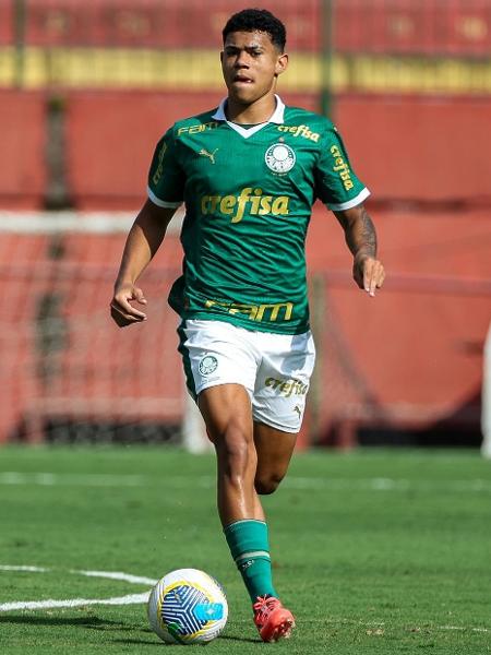 Meio-campista Luis Pacheco, de 17 anos, destaque da base do Palmeiras Meio-campista Luis Pacheco, de 17 anos, destaque da base do Palmeiras