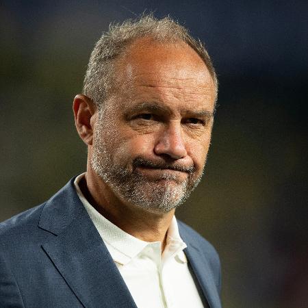 Sebastién Migné, técnico do Haiti, durante jogo da Copa do Mundo