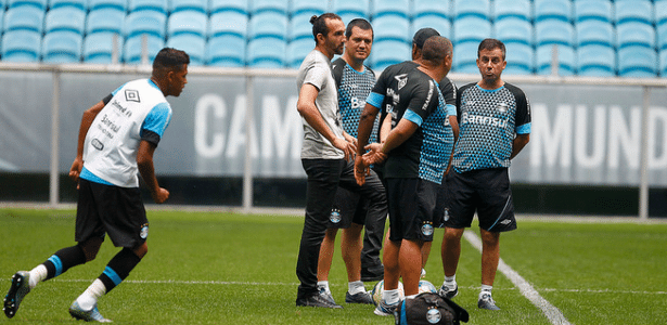 Irmão do centroavante conversou com Belgrano dando referências sobre o Grêmio - Lucas Uebel/Grêmio
