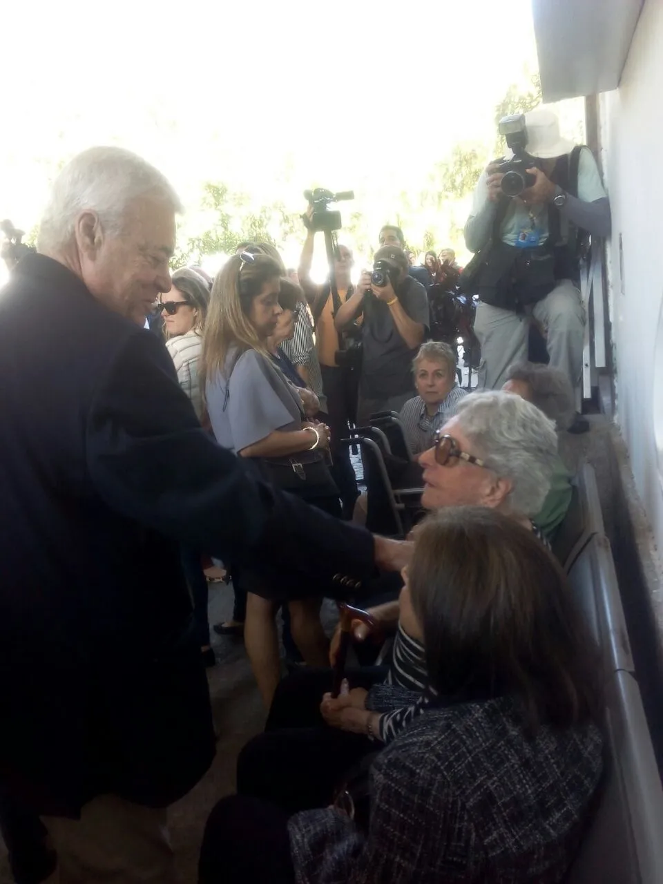 Ricardo Teixeira cumprimenta viúva de João Havelange - undefined