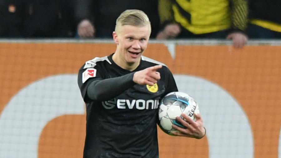 Haaland na estreia pelo Borussia Dortmund: 5 gols em 59 minutos pelo novo clube - Getty Images