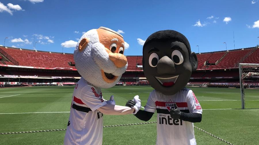 São Paulo terá estreia do mascote Diamantino, em homenagem a Leônidas da Silva - Divulgação / São Paulo FC