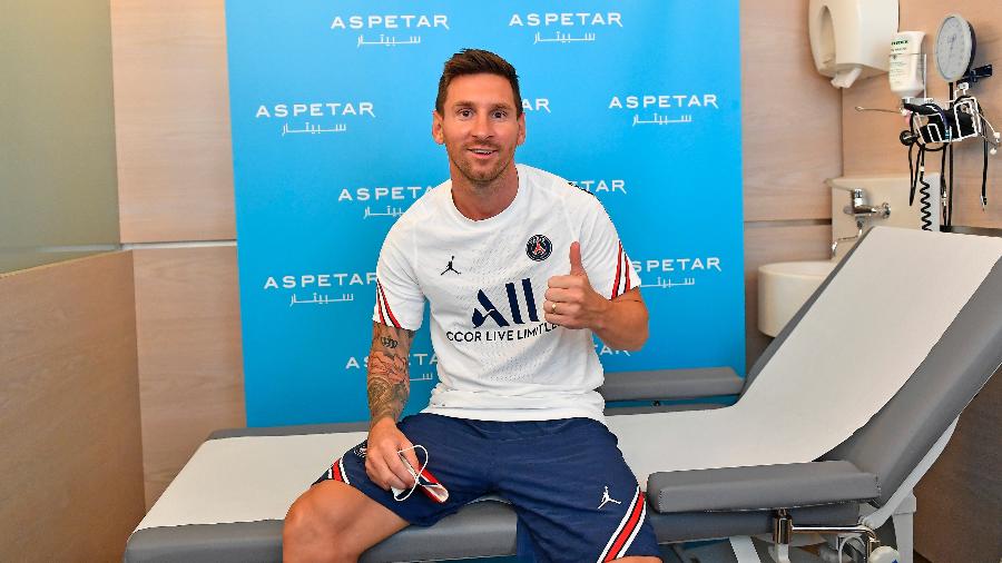 Messi faz exames médicos no PSG - Aurelien Meunier - PSG/PSG via Getty Images