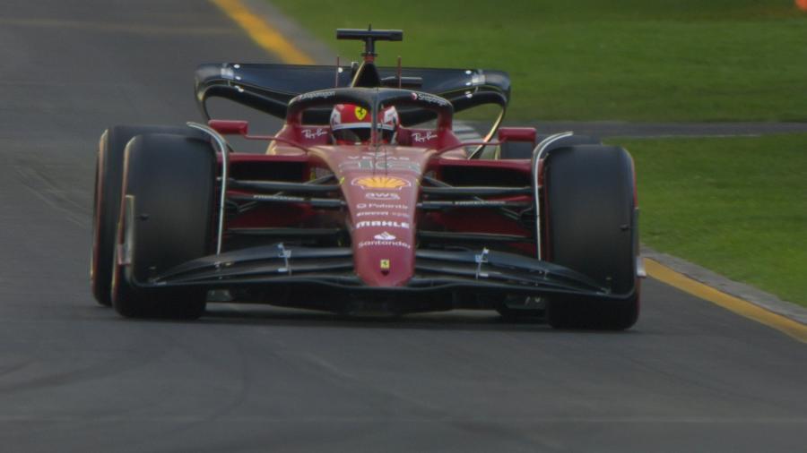 Charles Leclerc, da Ferrari, fará a Pole Position, no Gp da Austrália de Fórmula 1 - Reprodução/Twitter/@F1