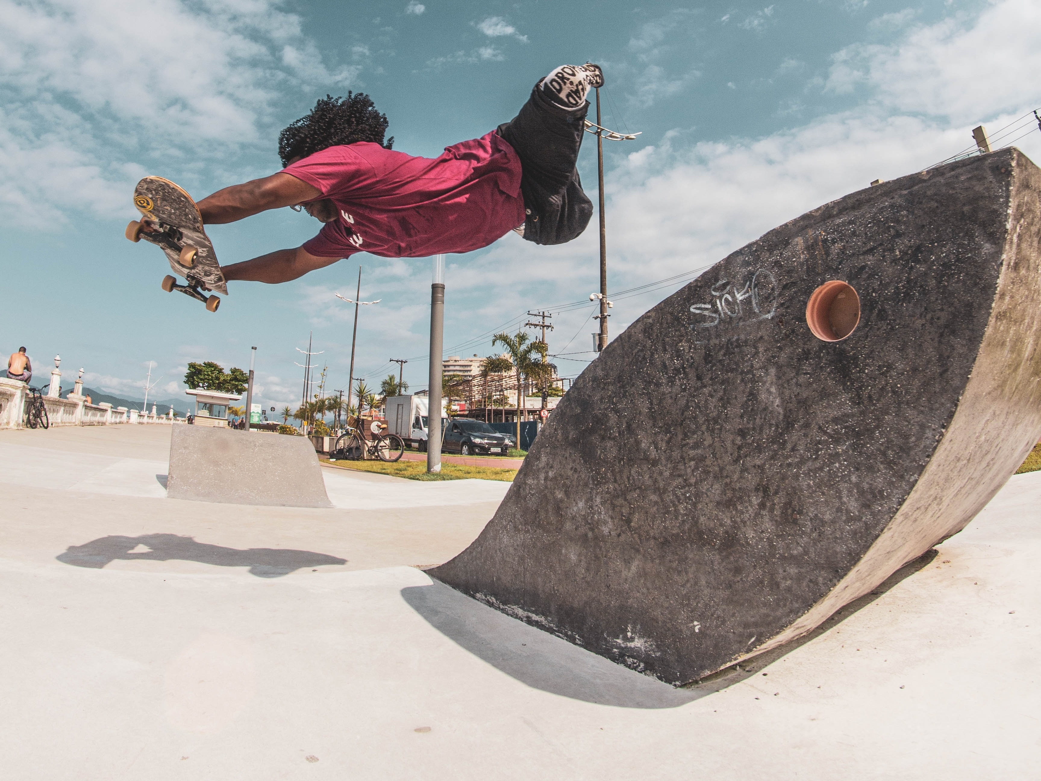 O salto do skate no STU de 'carrinho feio' para estrela de marketing