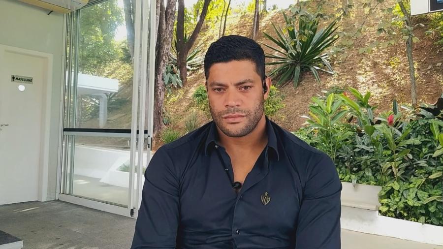 Hulk, atacante do Atlético-MG, em entrevista ao Conversa com Bial - Divulgação