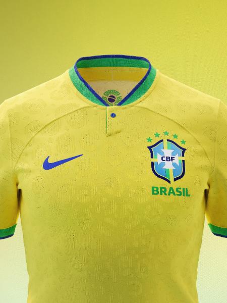 Nova camisa da seleção brasileira para a Copa do Mundo do Qatar - Divulgação/Nike