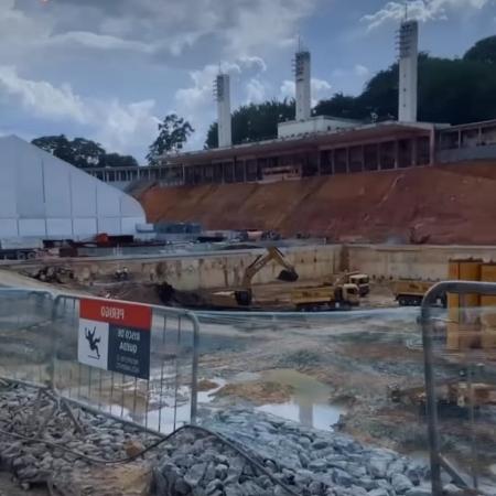 Estádio do Pacaembu tem 40% das obras concluídas - Reprodução/Instagram @pacaembu.oficial