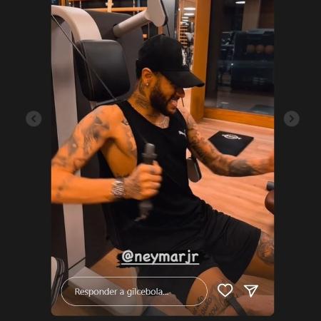 Neymar se recupera de cirurgia no tornozelo em sua mansão em Mangaratiba - Reprodução/Instagram