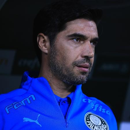 Abel Ferreira, técnico do Palmeiras, no jogo contra o Flamengo, pelo Brasileirão - Ettore Chiereguini/AGIF